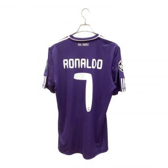 レアル・マドリード サッカーユニフォーム メンズ SIZE O パープル ※CLパッチ・優勝パッチ付 【7】クリスティアーノ・ロナウド・10-11シーズン・サード・P95678