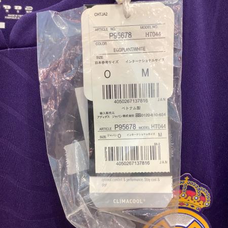 レアル・マドリード サッカーユニフォーム メンズ SIZE O パープル ※CL