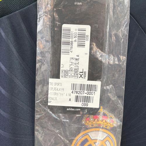 レアル・マドリード サッカーユニフォーム メンズ SIZE O ブラック 【7】クリスティアーノ・ロナウド・10-11シーズン・アウェイ P95985