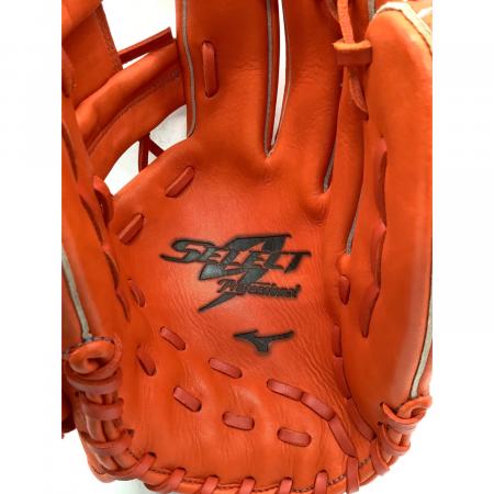 ミズノ セレクトナイン プロフェッショナル 内野手坂本勇人モデル MIZUNO (ミズノ) 軟式グローブ 約29㎝ オレンジ セレクトナイン