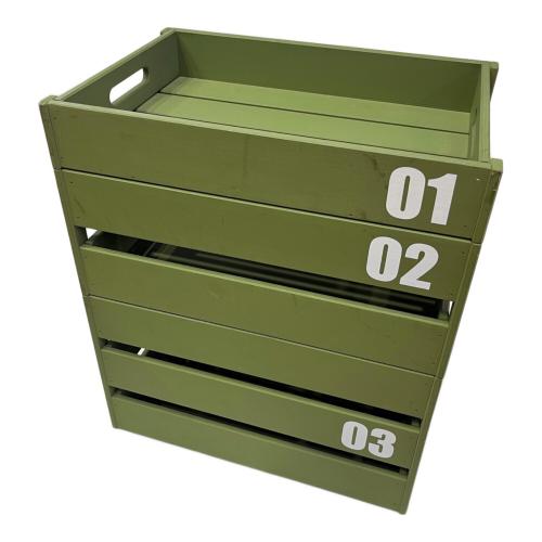 MOUNTAIN RESEARCH (マウンテンリサーチ) システムラック グリーン ウッドボックスコンビ