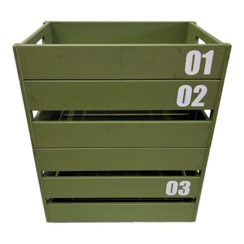 MOUNTAIN RESEARCH (マウンテンリサーチ) システムラック グリーン ウッドボックスコンビ