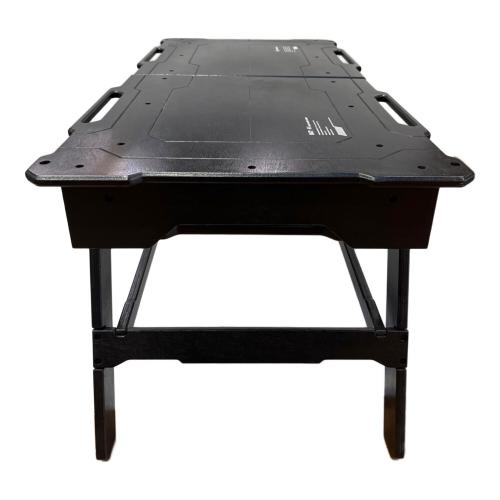 BlackishGear(ブラキッシュギア)  アウトドアテーブル BGT-01 幅100-175cm×奥行き49cm×高さ43cm ブラック ブラックグライドテーブル