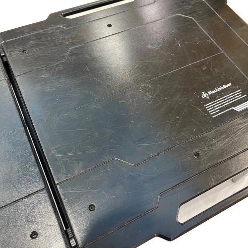 BlackishGear(ブラキッシュギア)  アウトドアテーブル BGT-01 幅100-175cm×奥行き49cm×高さ43cm ブラック ブラックグライドテーブル