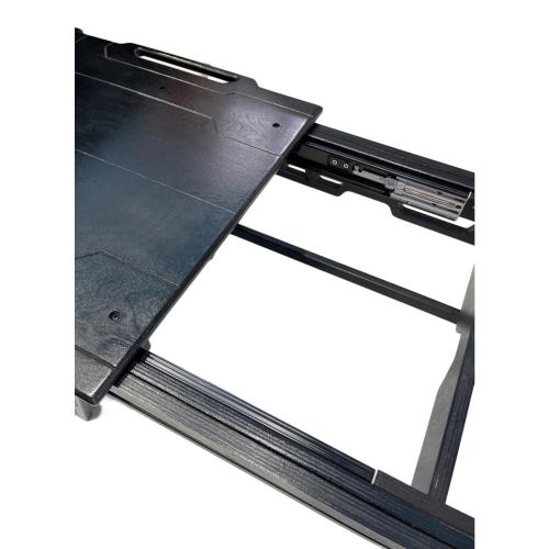 BlackishGear(ブラキッシュギア)  アウトドアテーブル BGT-01 幅100-175cm×奥行き49cm×高さ43cm ブラック ブラックグライドテーブル