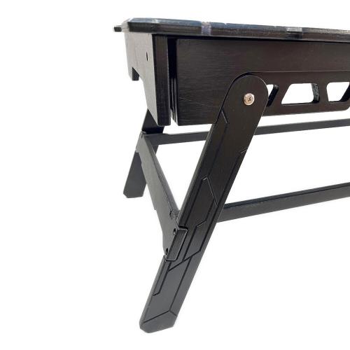 BlackishGear(ブラキッシュギア)  アウトドアテーブル BGT-01 幅100-175cm×奥行き49cm×高さ43cm ブラック ブラックグライドテーブル