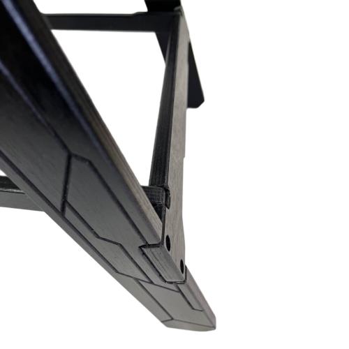 BlackishGear(ブラキッシュギア)  アウトドアテーブル BGT-01 幅100-175cm×奥行き49cm×高さ43cm ブラック ブラックグライドテーブル