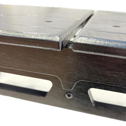 BlackishGear(ブラキッシュギア)  アウトドアテーブル BGT-01 幅100-175cm×奥行き49cm×高さ43cm ブラック ブラックグライドテーブル