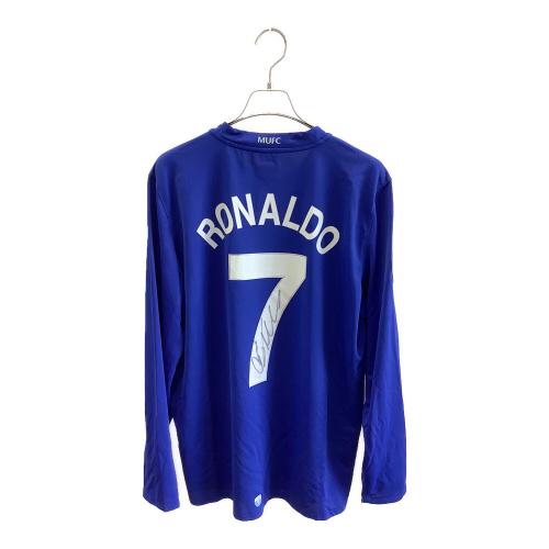 マンチェスターユナイテッド サッカーユニフォーム メンズ SIZE L ブルー 【7】クリスティアーノ・ロナウド 2008-2009シーズン 3rd