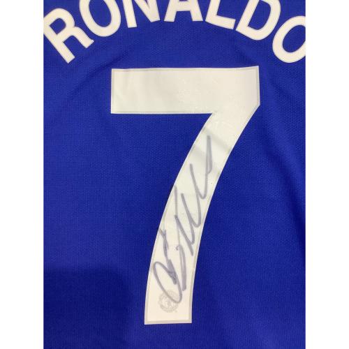 マンチェスターユナイテッド サッカーユニフォーム メンズ SIZE L ブルー 【7】クリスティアーノ・ロナウド 2008-2009シーズン 3rd