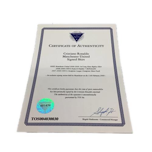 マンチェスターユナイテッド サッカーユニフォーム メンズ SIZE L ブルー 【7】クリスティアーノ・ロナウド 2008-2009シーズン 3rd