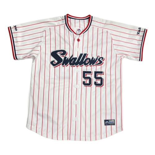 東京ヤクルトスワローズ (トウキョウヤクルトスワローズ) 【55】村上 宗隆 2017シーズン ホーム 応援グッズ JM08-YS-9004-WH-55-S Sサイズ ホワイト×レッド