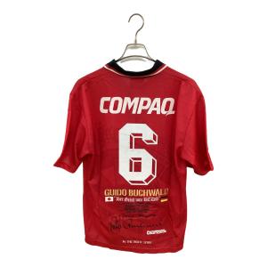 浦和レッズ (ウラワレッズ) サッカーユニフォーム メンズ SIZE L レッド 【6】ギド ブッフバルト 1997シーズン ホーム 退団記念ユニフォーム