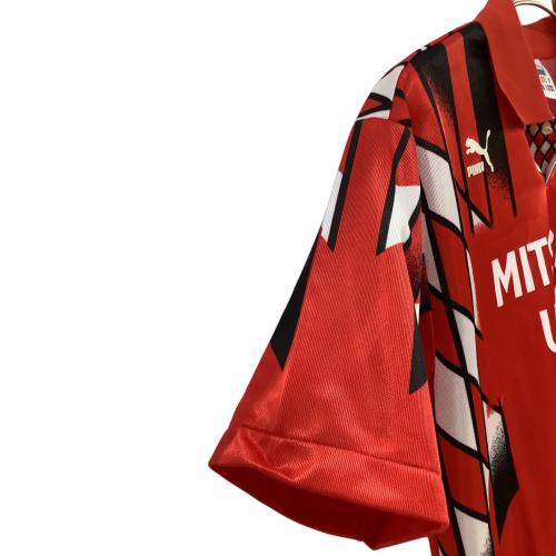 浦和レッズ (ウラワレッズ) サッカーユニフォーム メンズ SIZE L レッド 1994-1996シーズン カップ戦仕様