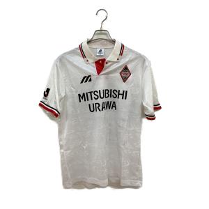 浦和レッズ (ウラワレッズ) サッカーユニフォーム メンズ SIZE O ホワイト 1995-1996シーズン アウェイ カップ戦仕様