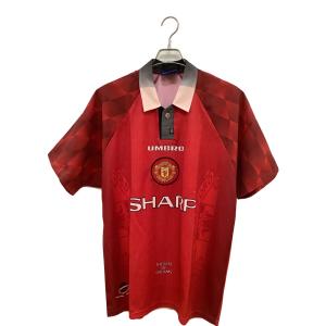 マンチェスターユナイテッド サッカーユニフォーム メンズ SIZE L レッド 1996-1997シーズン ホーム
