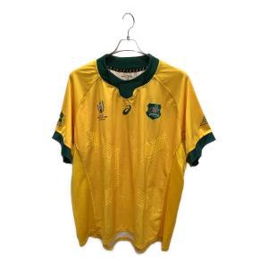 オーストラリア代表 ラグビーユニフォーム メンズ SIZE 5XL イエロー asics レプリカ ホームジャージ 2019 2111A173