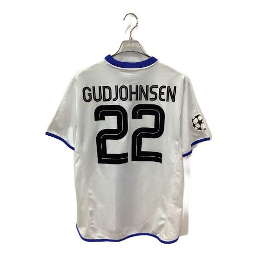 チェルシー サッカーユニフォーム メンズ SIZE M ホワイト 【22】エイドゥル グジョンセン 2003-2004シーズン アウェイ