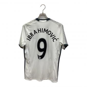 マンチェスターユナイテッド サッカーユニフォーム メンズ SIZE O ホワイト 【9】ズラタン・イブラヒモビッチ 2016-2017シーズン 3rd AI6690