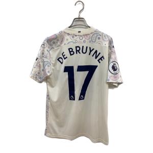 マンチェスターシティ (マンチェスター・シティ) サッカーユニフォーム メンズ SIZE M ホワイト 【17】ケヴィン・デブライネ 2020-2021シーズン サード 757095-03