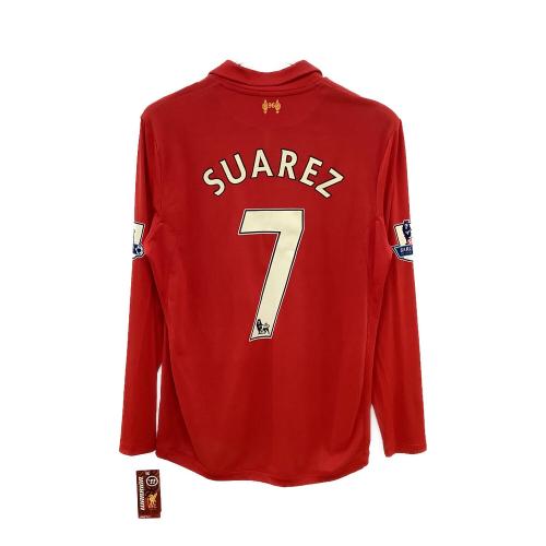 リヴァプール サッカーユニフォーム メンズ SIZE L レッド 【7】ルイス・スアレス 2012-2013シーズン ホーム 長袖 WSTM201