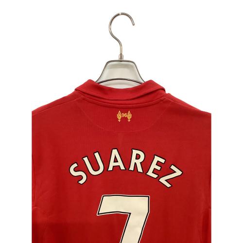 13-14 プレミアリーグ リヴァプール スアレス 7番 ユニフォーム リヴァプール サッカーユニフォーム メンズ SIZE L レッド 【7】ルイス