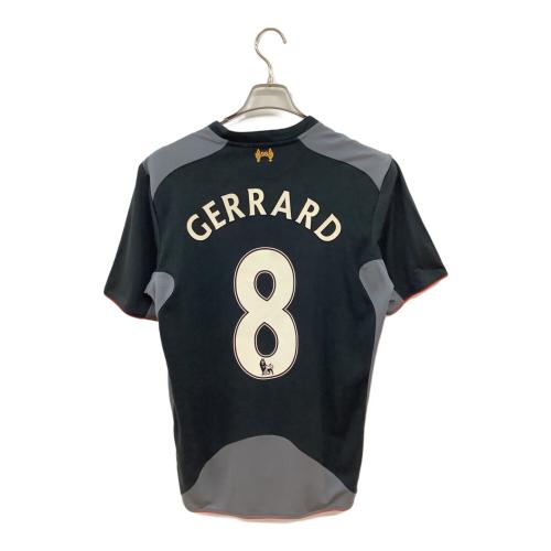 リヴァプール サッカーユニフォーム メンズ SIZE L ブラック 【8】スティーヴン・ジェラード 2012-2013シーズン アウェイ WSTM204