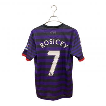 アーセナル サッカーユニフォーム メンズ SIZE M ブラック×パープル 【7】トマシュ ロシツキー 2012-2013シーズン アウェイ 479304-547
