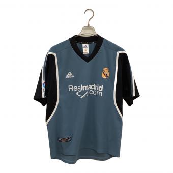 レアル・マドリード サッカーユニフォーム メンズ SIZE O ネイビーxブラック 01-02シーズン・サード 695853