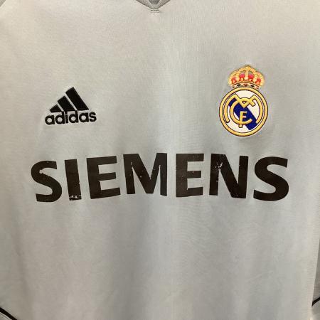 レアル・マドリード サッカーユニフォーム メンズ SIZE O グレー 05-06