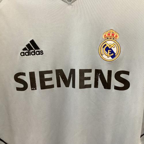 レアル・マドリード サッカーユニフォーム メンズ SIZE O グレー 05-06