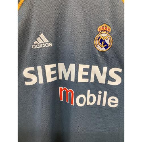 レアル・マドリード サッカーユニフォーム メンズ SIZE M グレー 03-04シーズン・サード 021788