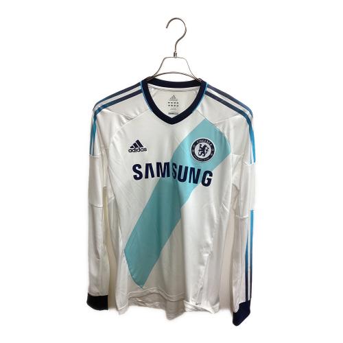 チェルシーFC (チェルシーエフシー) 12-13シーズン・アウェイ・長袖 サッカーユニフォーム W38465 〇 メンズ SIZE O ホワイト