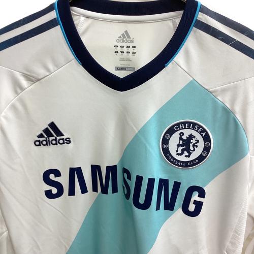 チェルシーFC (チェルシーエフシー) 12-13シーズン・アウェイ・長袖 サッカーユニフォーム W38465 〇 メンズ SIZE O ホワイト
