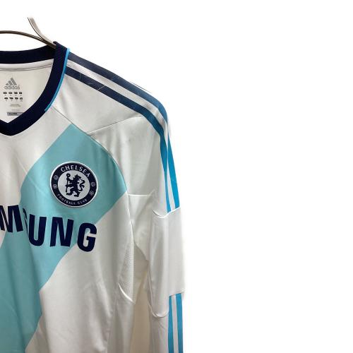 チェルシーFC (チェルシーエフシー) 12-13シーズン・アウェイ・長袖 サッカーユニフォーム W38465 〇 メンズ SIZE O ホワイト
