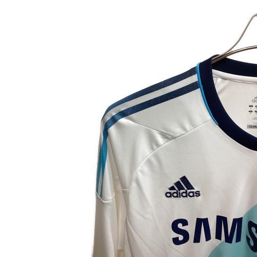 チェルシーFC (チェルシーエフシー) 12-13シーズン・アウェイ・長袖 サッカーユニフォーム W38465 〇 メンズ SIZE O ホワイト