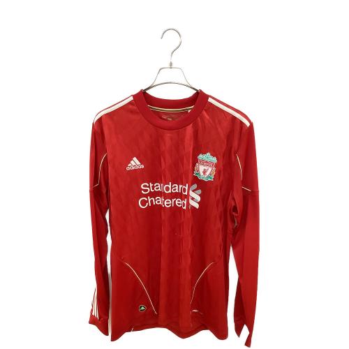 リヴァプールFC サッカーユニフォーム メンズ SIZE 2XO レッド 10-12シーズン・ホーム・長袖 P96693