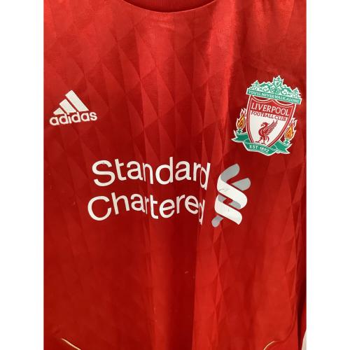 リヴァプールFC サッカーユニフォーム メンズ SIZE 2XO レッド 10-12シーズン・ホーム・長袖 P96693