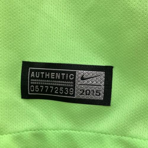 マンチェスター・シティ サッカーユニフォーム メンズ SIZE M イエロー 15-16シーズン・サード 658882-368