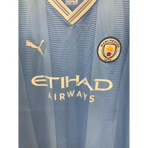 マンチェスター・シティ サッカーユニフォーム メンズ SIZE XL スカイブルー 23-24シーズン・ホーム 770438-01