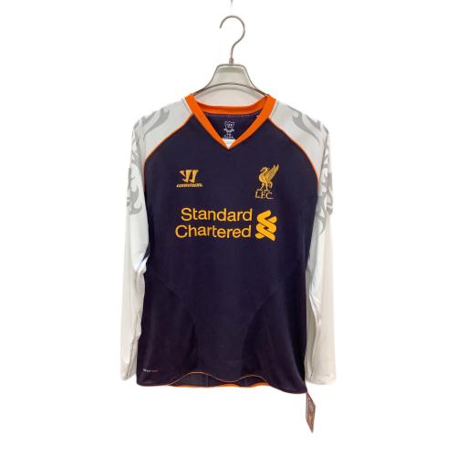 リヴァプールFC サッカーユニフォーム メンズ SIZE L ネイビーxホワイト 12-13シーズン・サード・長袖 WSTM209