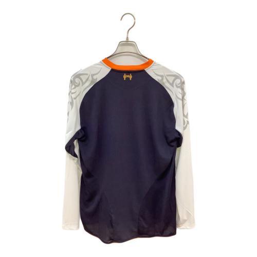 リヴァプールFC サッカーユニフォーム メンズ SIZE L ネイビーxホワイト 12-13シーズン・サード・長袖 WSTM209