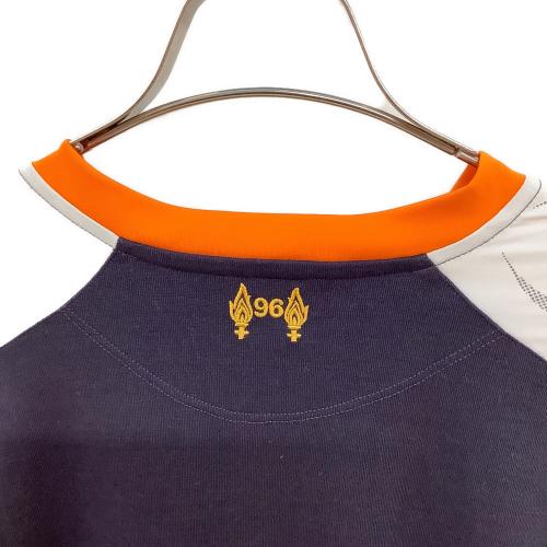 リヴァプールFC サッカーユニフォーム メンズ SIZE L ネイビーxホワイト 12-13シーズン・サード・長袖 WSTM209
