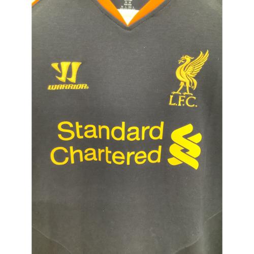 リヴァプールFC サッカーユニフォーム メンズ SIZE L ネイビーxホワイト 12-13シーズン・サード・長袖 WSTM209