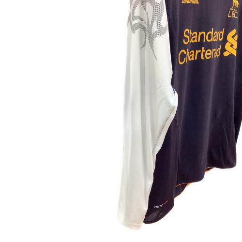 リヴァプールFC サッカーユニフォーム メンズ SIZE L ネイビーxホワイト 12-13シーズン・サード・長袖 WSTM209