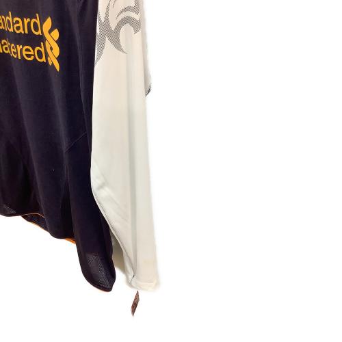 リヴァプールFC サッカーユニフォーム メンズ SIZE L ネイビーxホワイト 12-13シーズン・サード・長袖 WSTM209