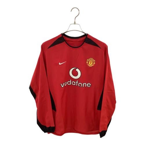 マンチェスターユナイテッド サッカーユニフォーム メンズ SIZE M レッド 02-03シーズン・ホーム・長袖 184948