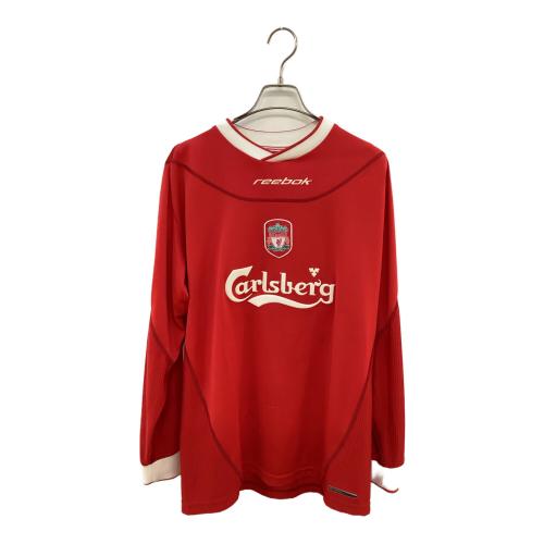 リヴァプールFC サッカーユニフォーム メンズ SIZE L レッド 02-04シーズン・ホーム・長袖