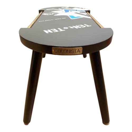 COLONISTA (コロニスタ) アウトドアテーブル ブラック×ゴールド ワッキー テーブル