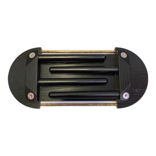 COLONISTA (コロニスタ) アウトドアテーブル ブラック×ゴールド ワッキー テーブル